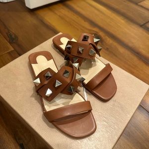 Christian Louboutin Tina In The Desert Flat Slides